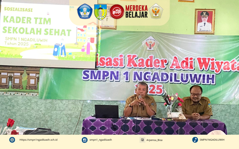 Sosialisasi Tim Kader Sekolah Sehat di SMPN 1 Ngadiluwih
